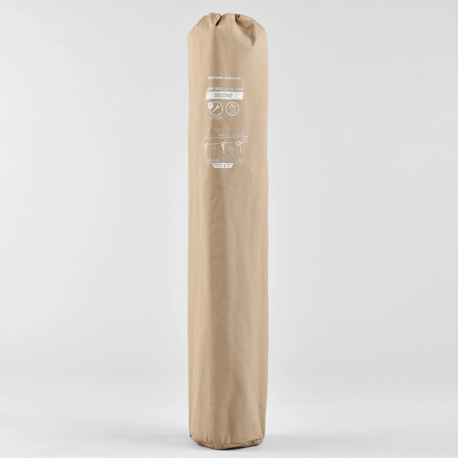 Quechua CAMP BED FOR CAMPING - CAMP BED SECOND 65 CM - 1 PERSON - Image 3