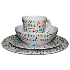OLPRO Berrow Hill Melamine Set (16 Piece)