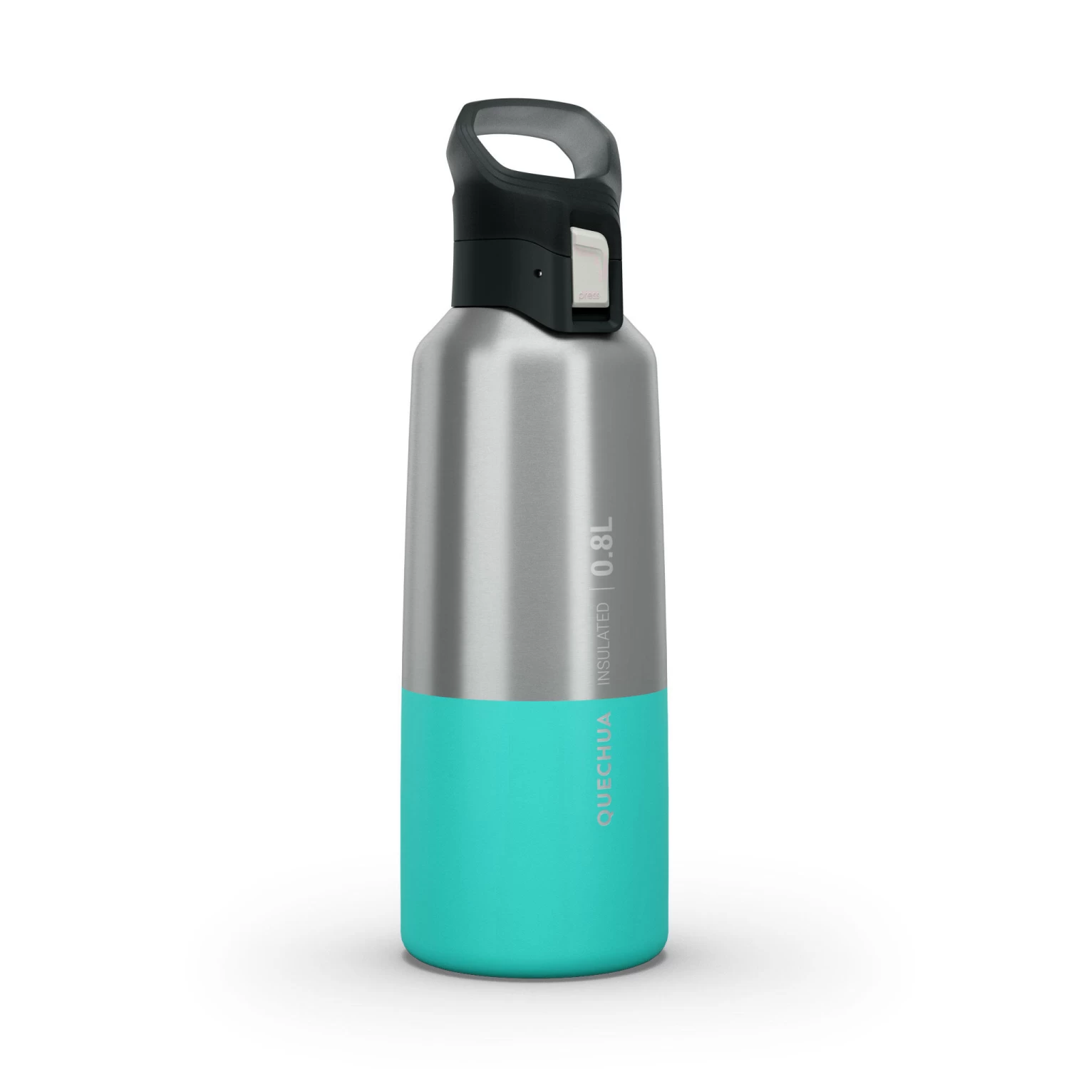 Quechua Isothermal Stainless Steel Hiking Flask MH500 0.5 L Turquoise