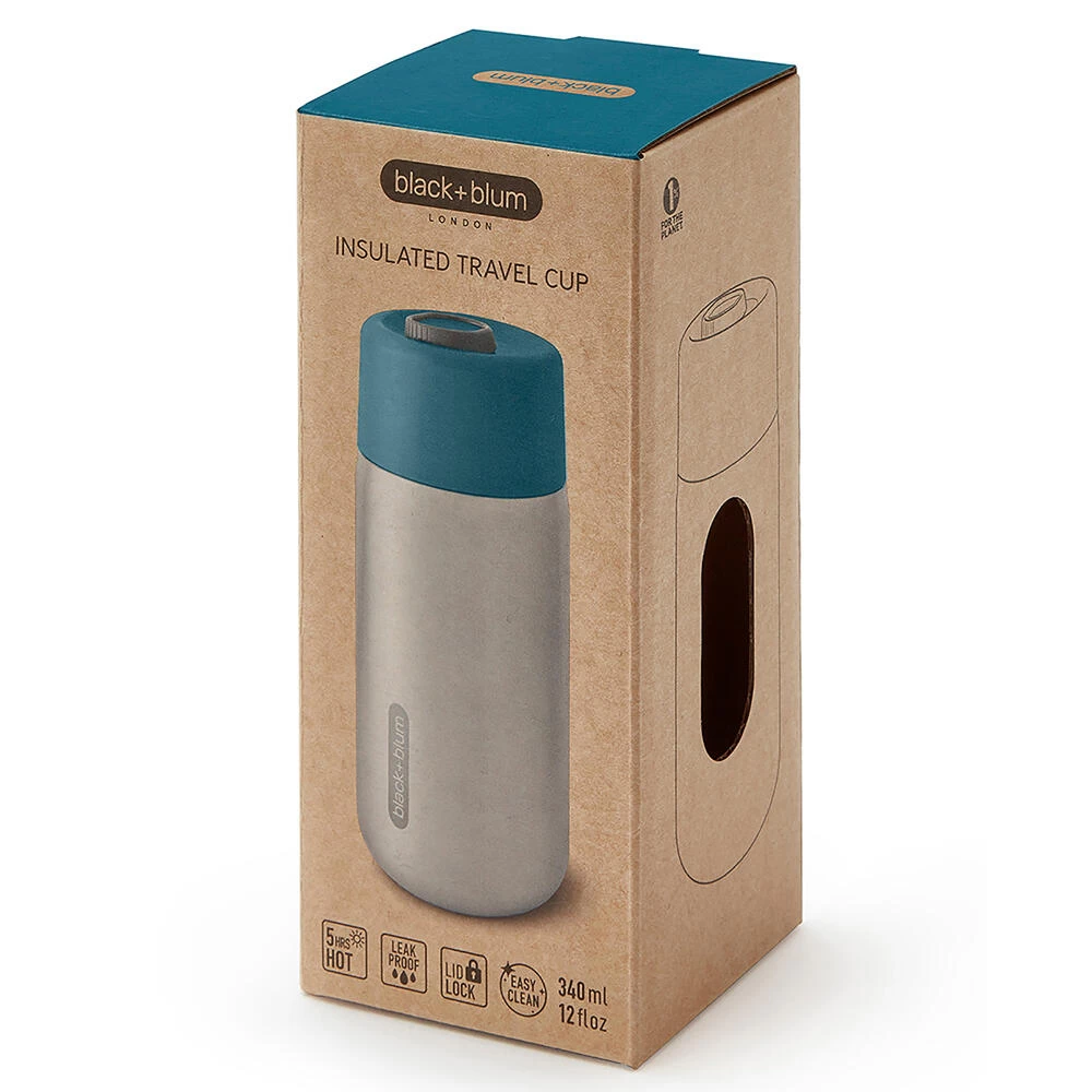 Black+Blum Insulated Travel Cup 340ml Ocean - Image 4