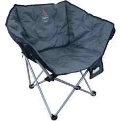 Vanilla Leisure Tub Chair Heated Charcoal + Power Bank