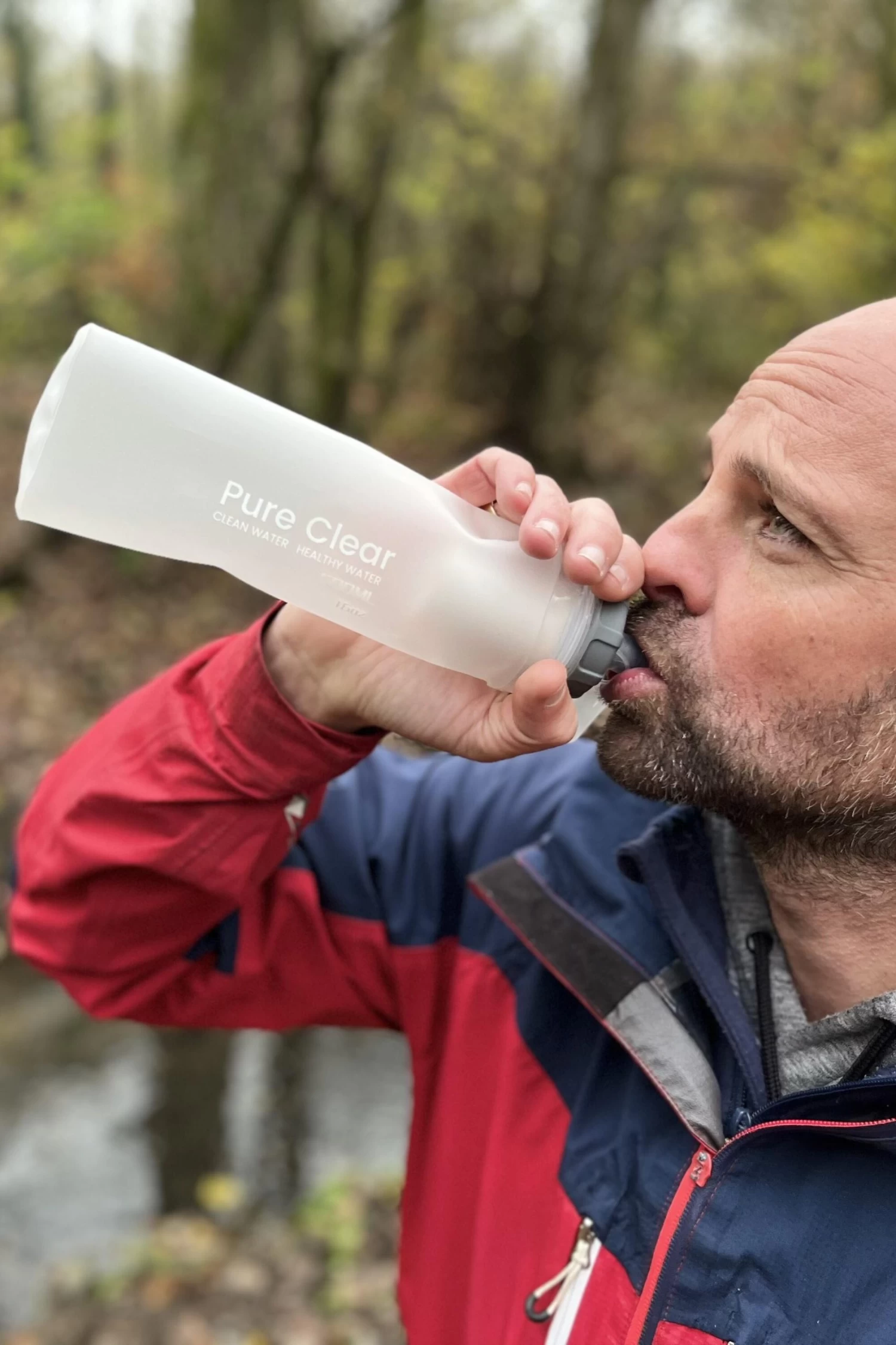 Collapsible Squeeze Water Filter Bottle - Advanced Water Filtration - Image 2