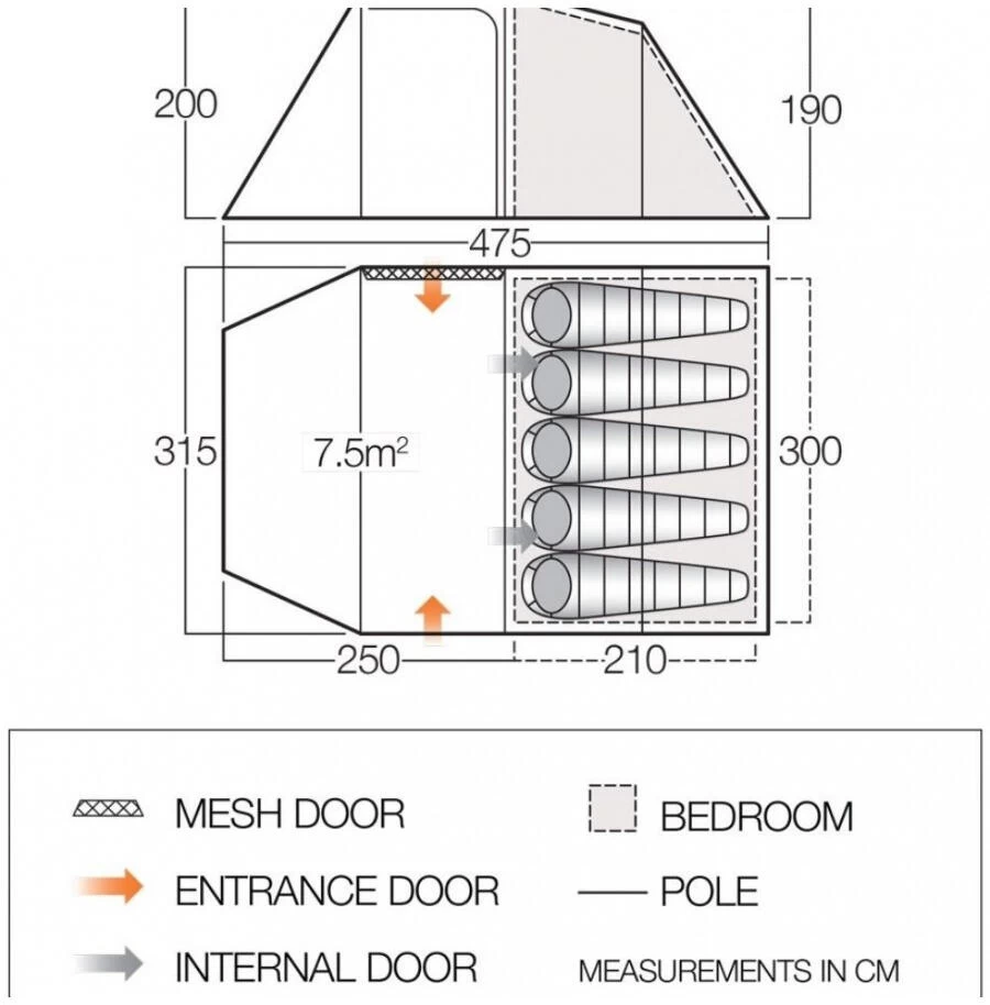 Vango Beta 550XL CLR - Image 2