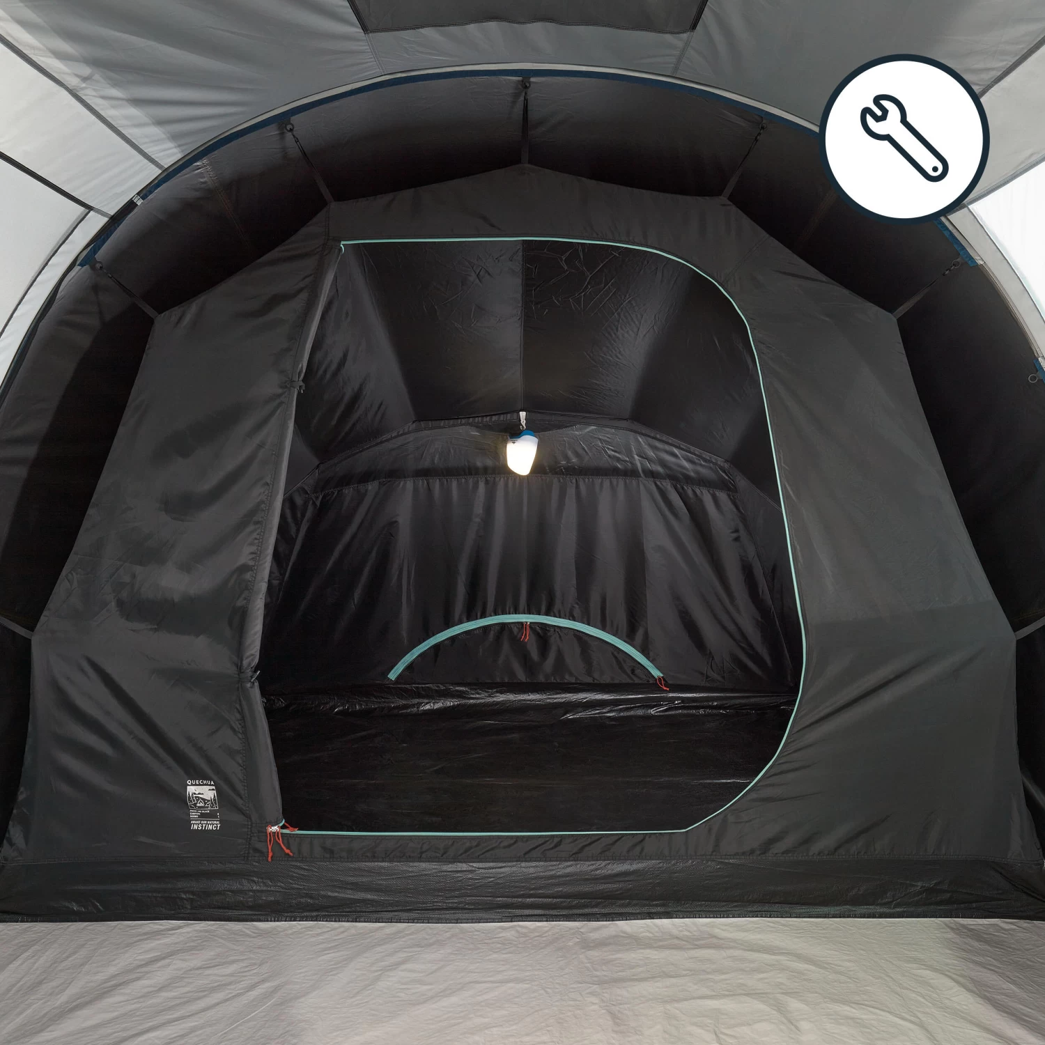 Quechua BEDROOM AND GROUNDSHEET - SPARE PART FOR THE ARPENAZ 4.1 FRESH&BLACK TENT
