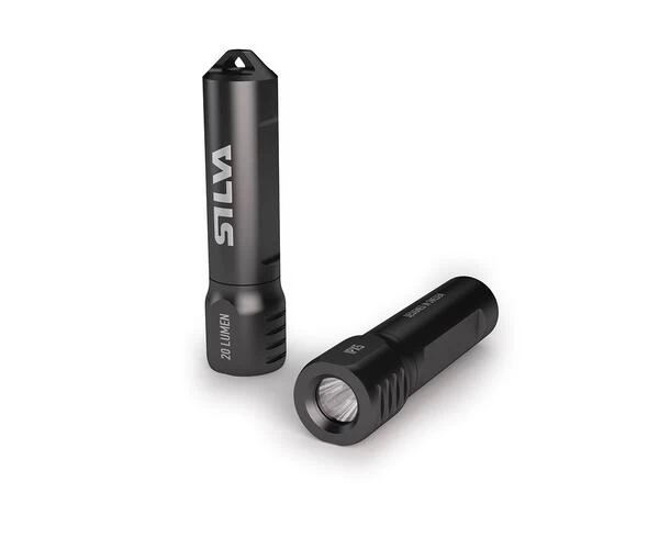 Silva Topo Flashlight Torch Lightweight Pocket Size Light With Carabiner Hook