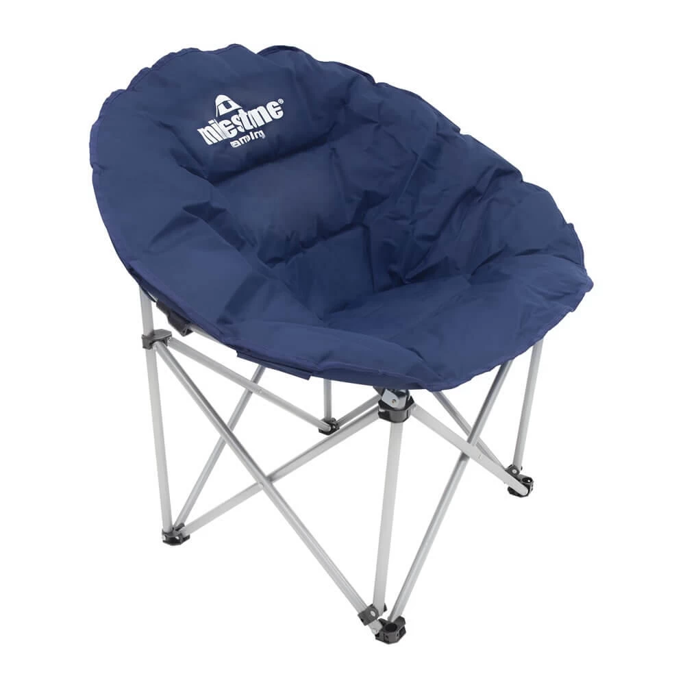 Milestone Navy Blue Deluxe Moon Chair - Image 3