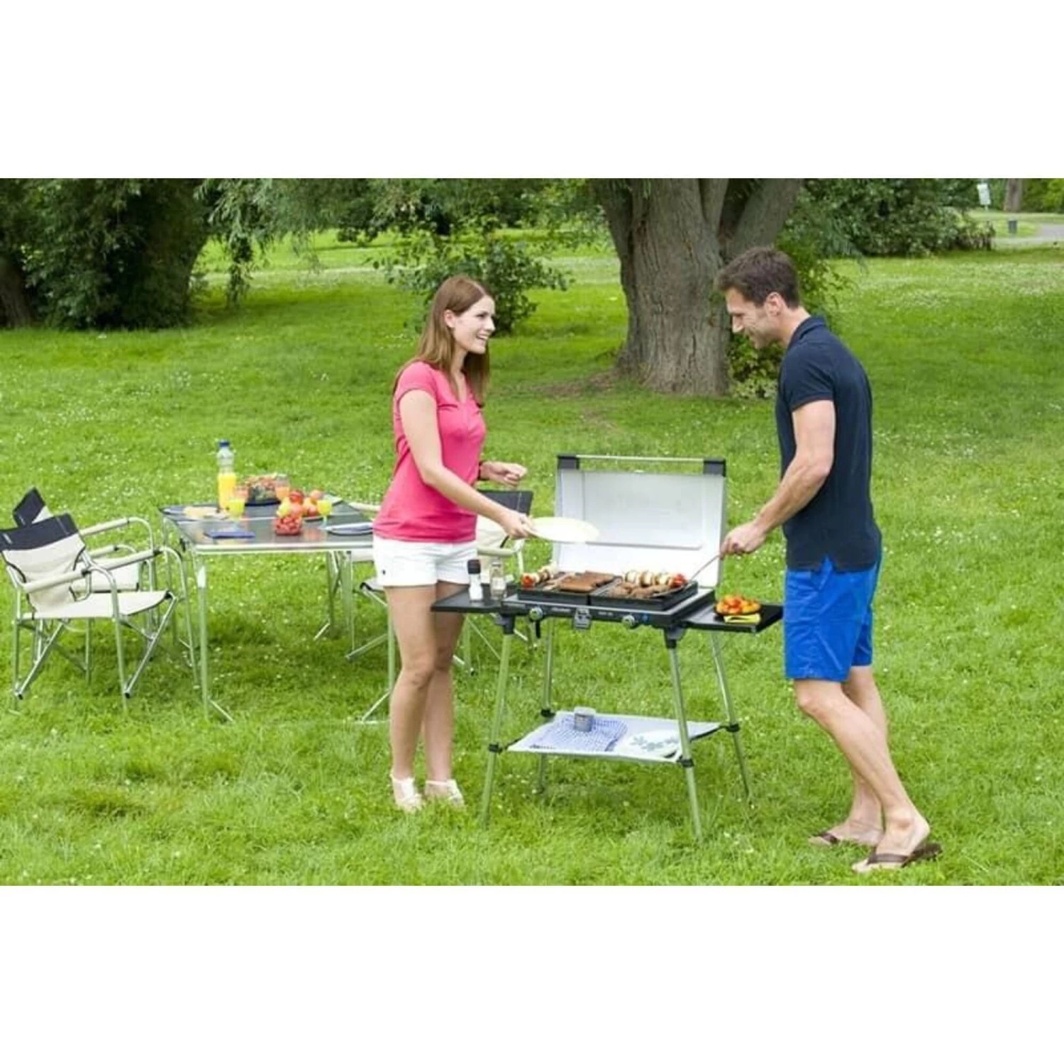 Campingaz Series 600 SG Double Burner & Grill With Stand - Image 5