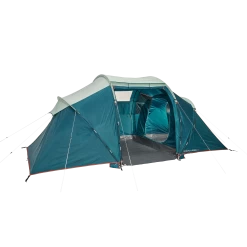Quechua 4 Man Tent With Poles - Arpenaz 4.2