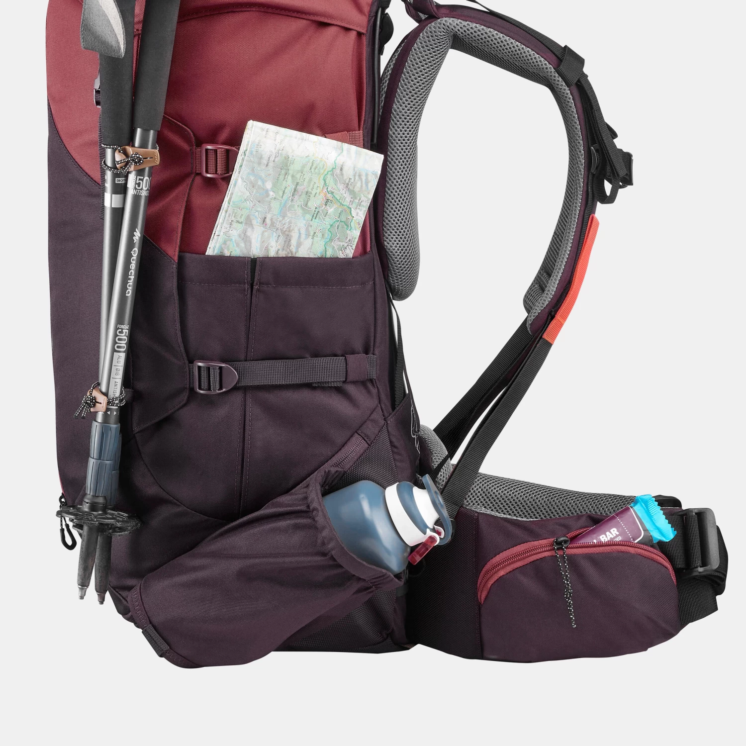 Women's Trekking 50 L Backpack MT100 Easyfit - Image 11