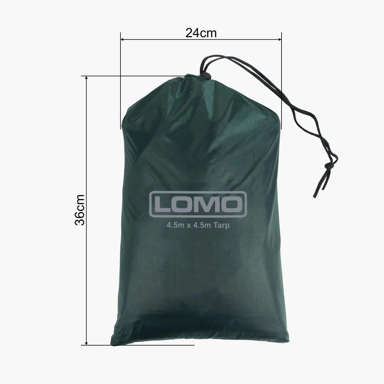 Lomo 4.5m X 4.5m Bushcraft Tarp - Image 5