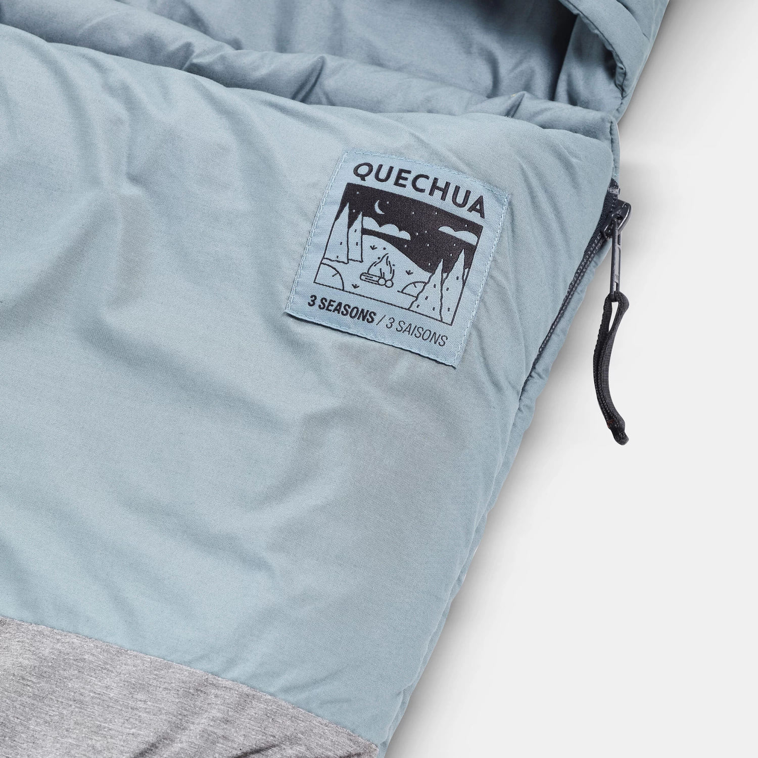 Quechua CAMPING SLEEPING BAG - ARPENAZ 0° COTTON DOUBLE - Image 7
