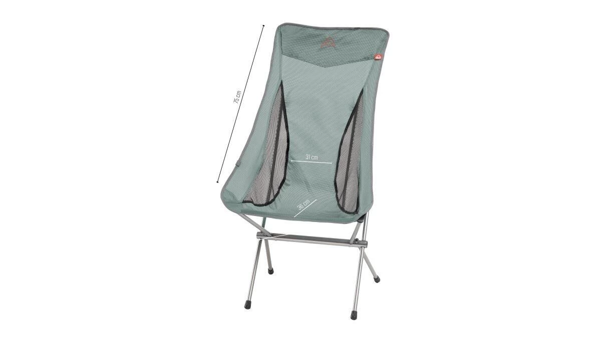 Robens Folding Granite Grey Observer Lightweight Camping Chair - Image 5