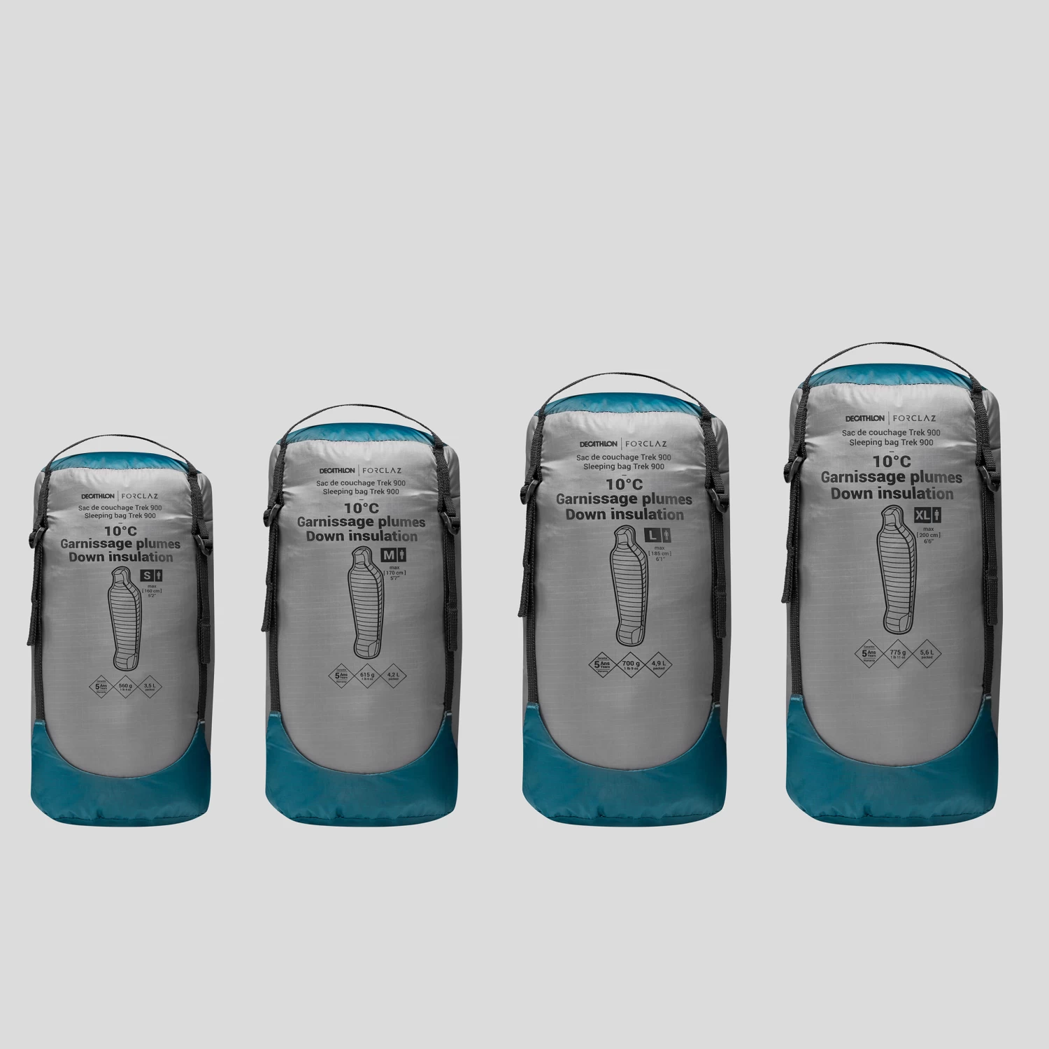 Trekking Sleeping Bag - MT900 10°C - Image 8