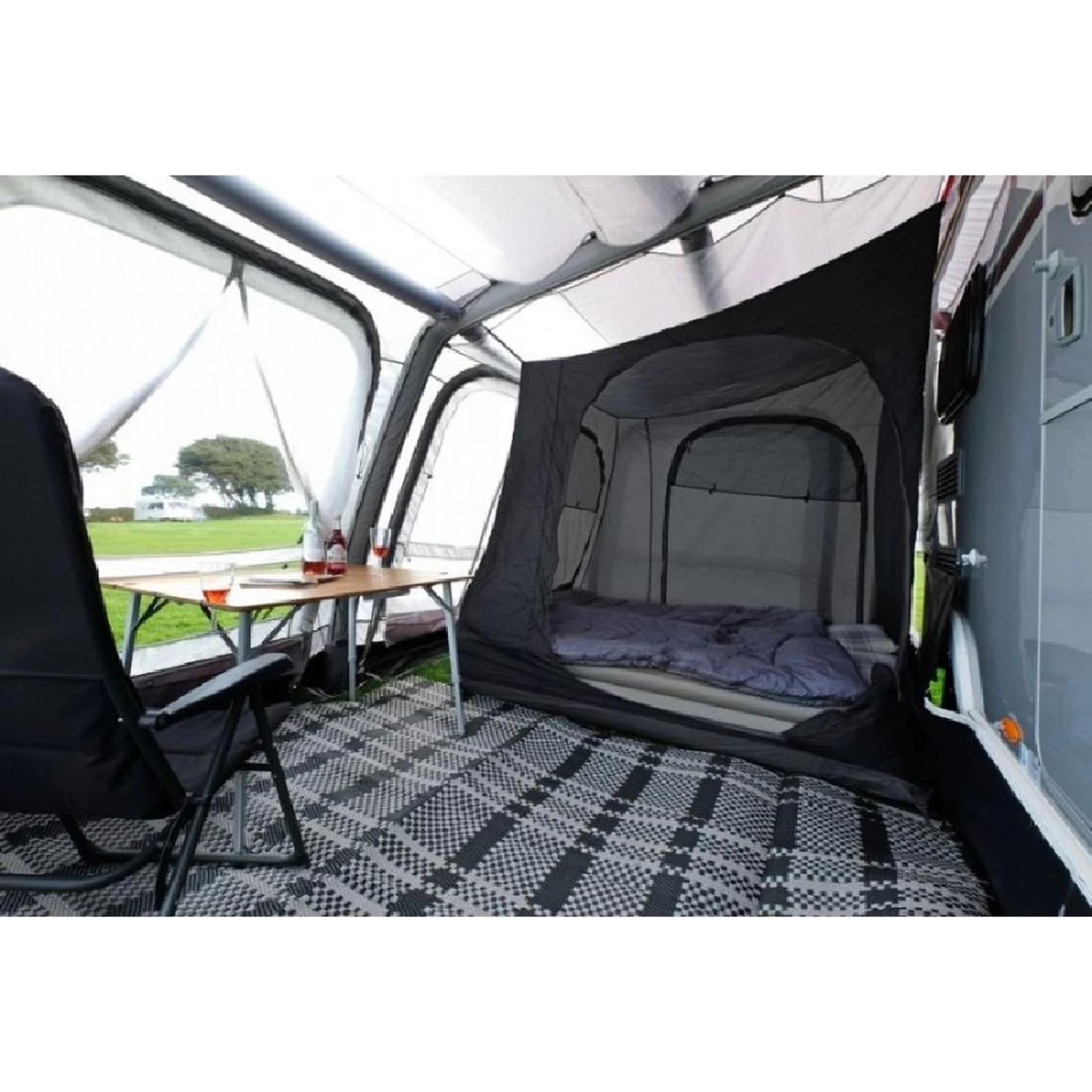 Vanguard Vango Caravan Awning Hanging Bedroom Inner Tent Midnight