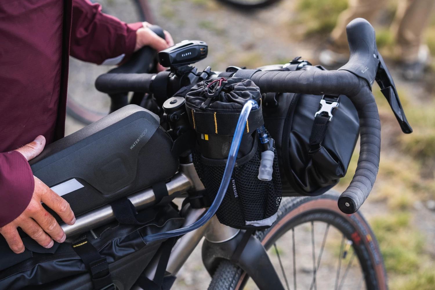 Riverside Bikepacking Bottle Cage Food Pouch - Image 5