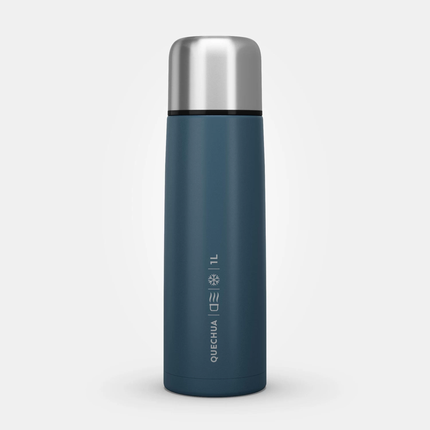 Quechua Stainless Steel Insulated Hiking Bottle 1 L Blue - Image 9