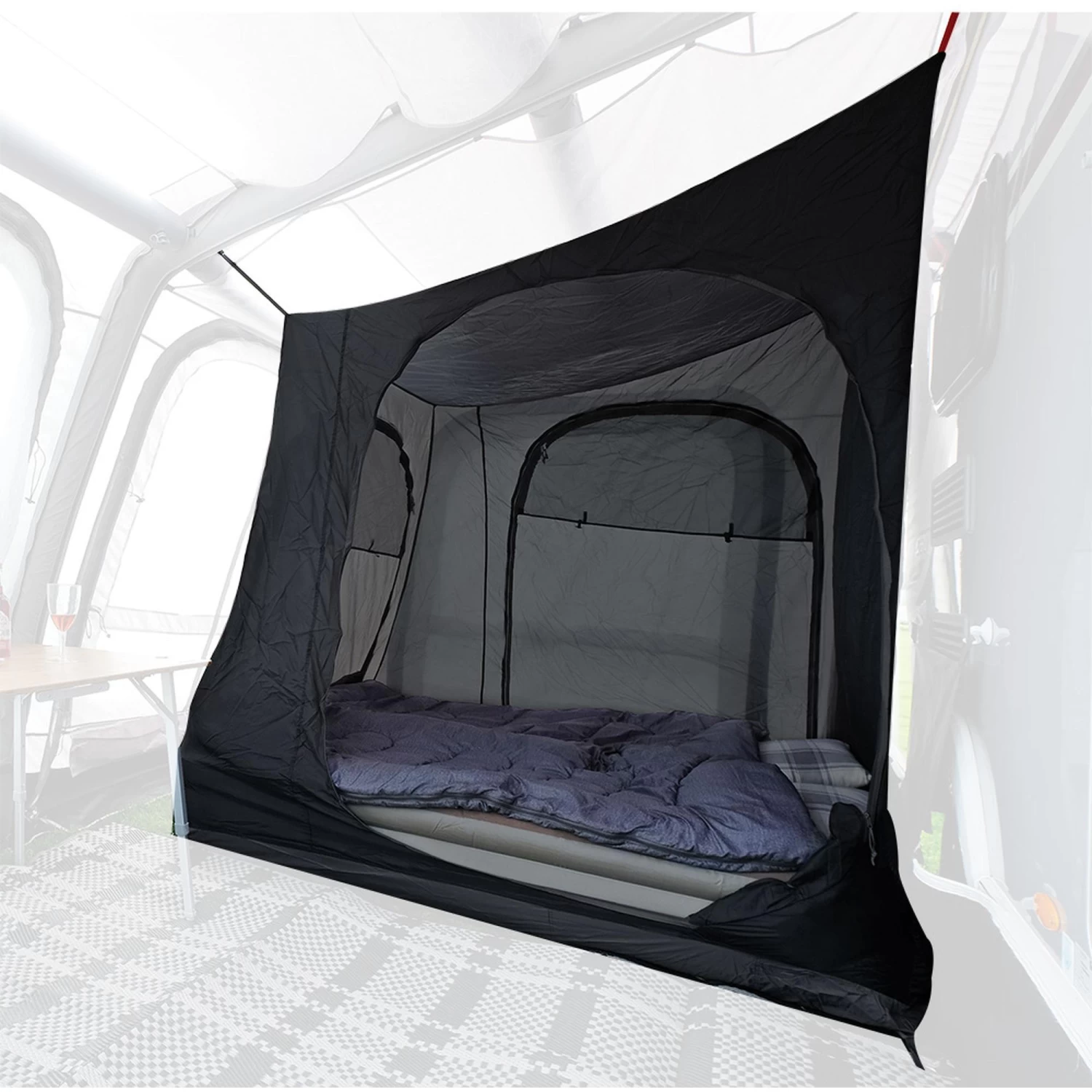 Vanguard Vango Caravan Awning Hanging Bedroom Inner Tent Midnight - Image 3