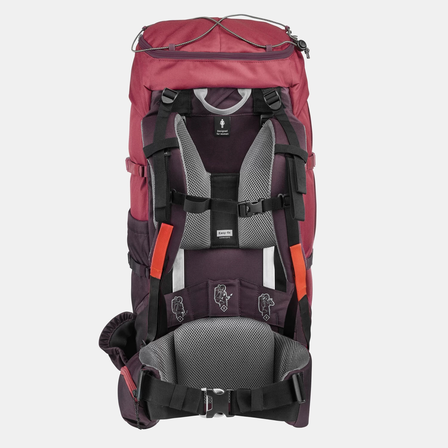 Women's Trekking 50 L Backpack MT100 Easyfit - Image 5